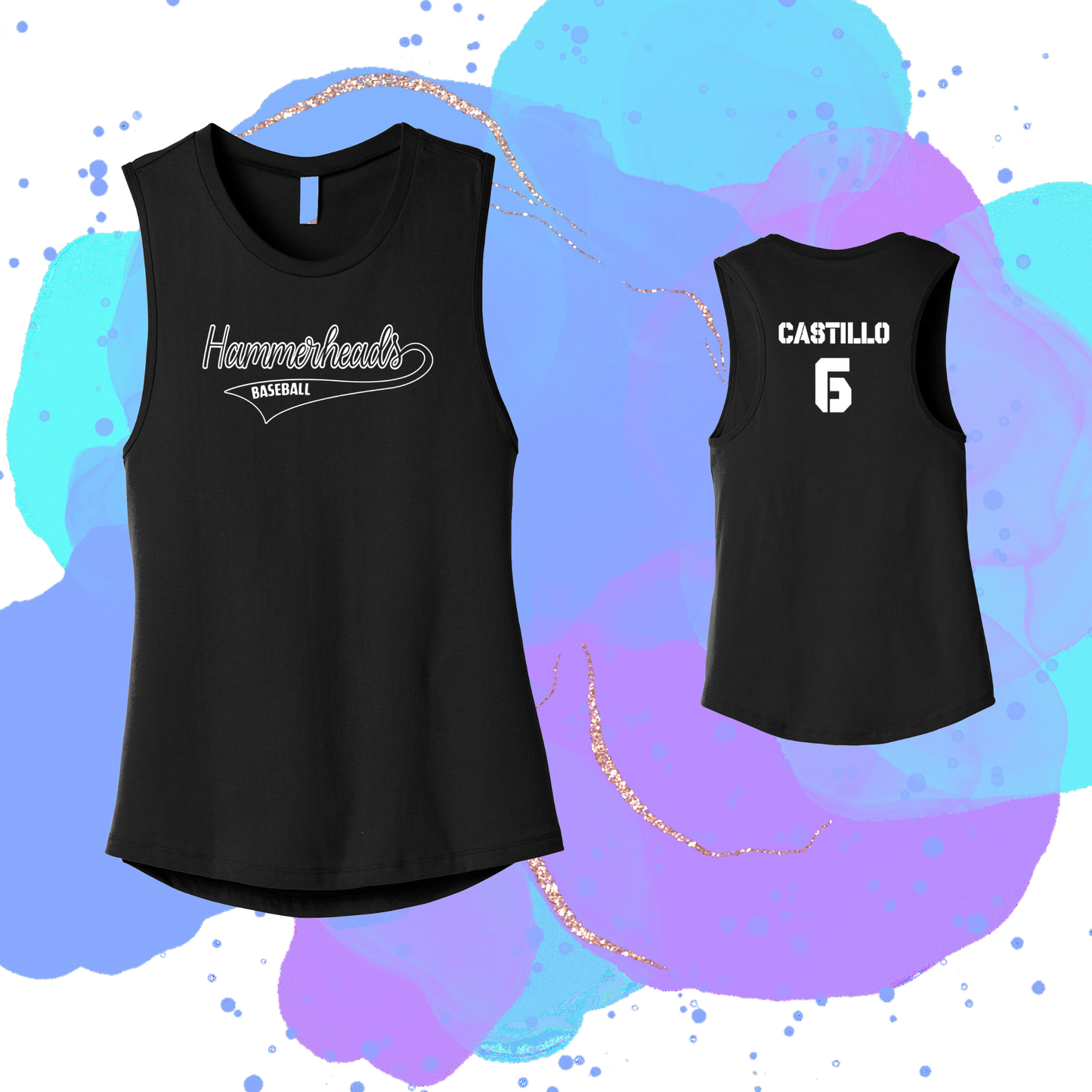 Team Jersey T-Shirts - Hammerheads (Baseball)