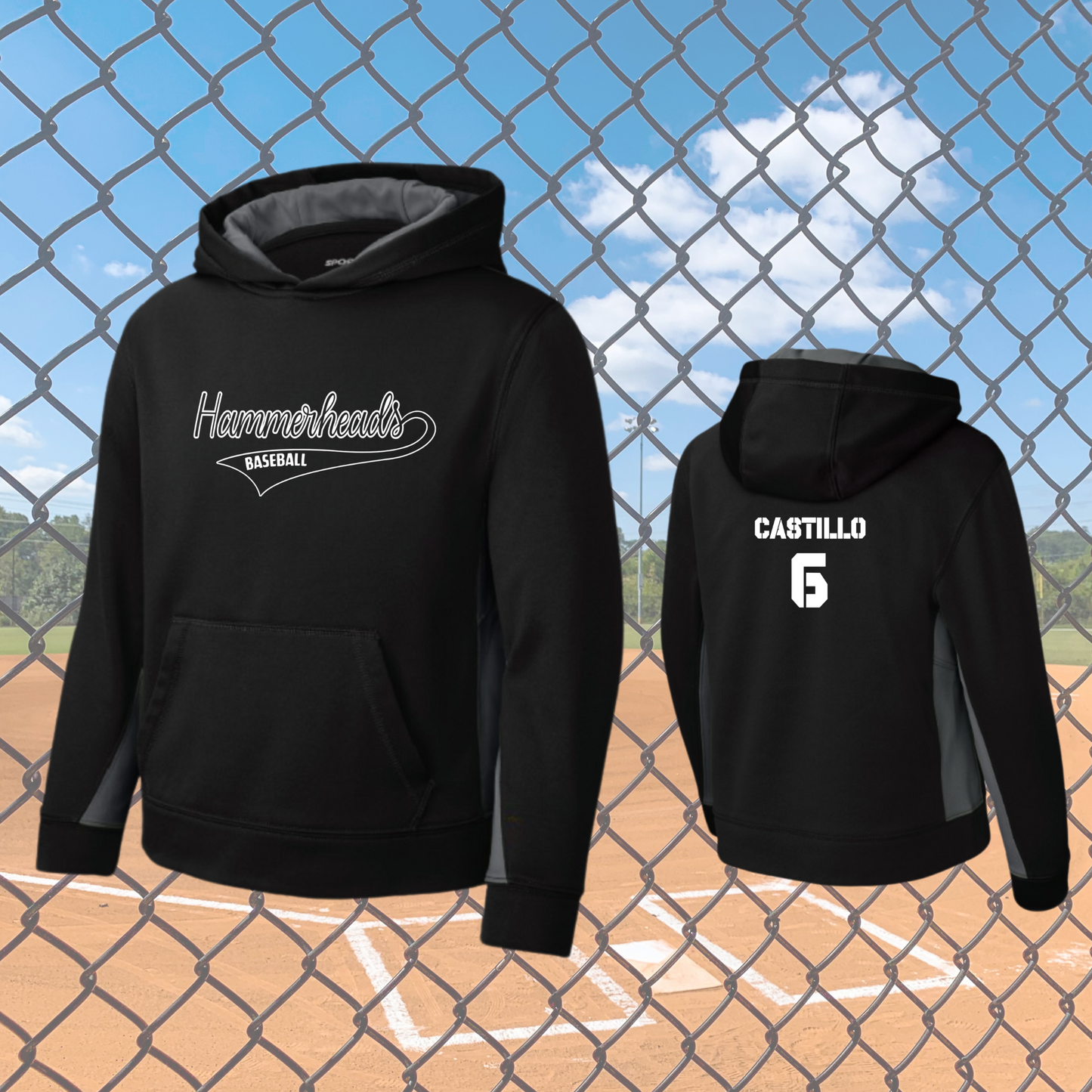 Team Jersey T-Shirts - Hammerheads (Baseball)